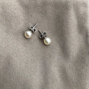 Mikimoto Akoya Stud Earrings - 18K White Gold